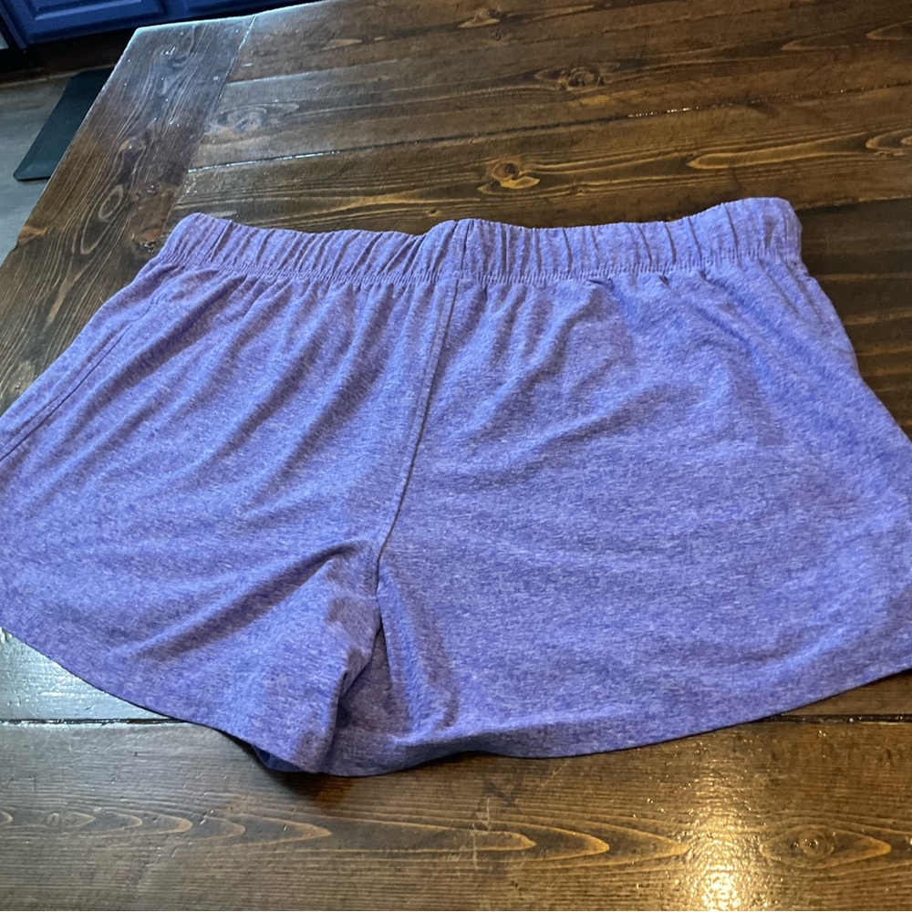 Athletic Works Women's Lavender Athletic Shorts - Picture 2 of 5